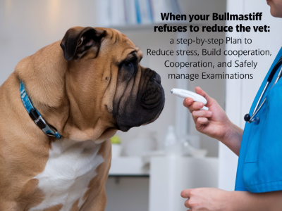When your bullmastiff refuses the vet: a step-by-step plan to reduce stress, build cooperation and safely manage examinations