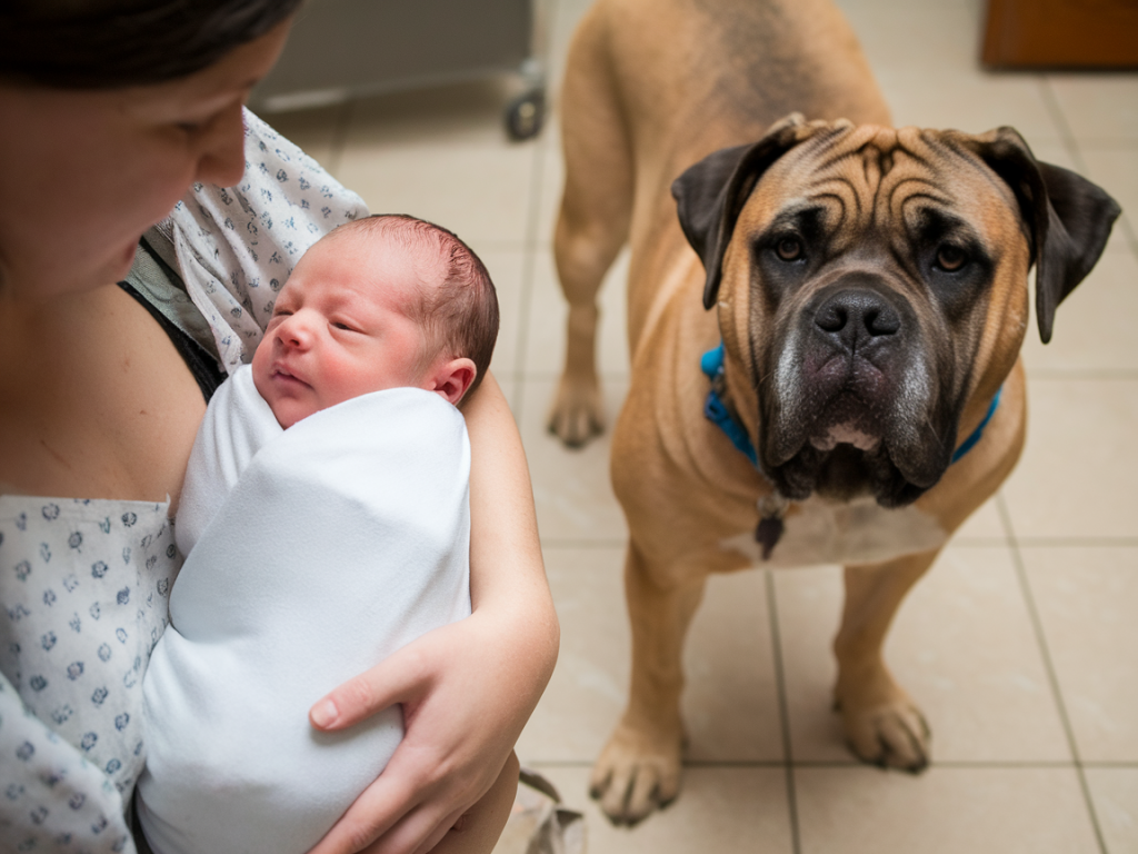 bringing home a newborn with a bullmastiff: step-by-step safety prep, introductions and routine adjustments