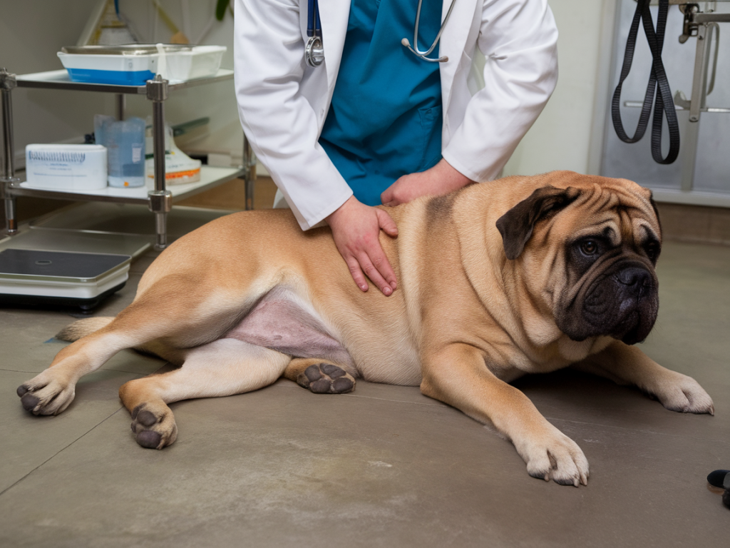 practical weight management plan for overweight bullmastiffs including portion examples