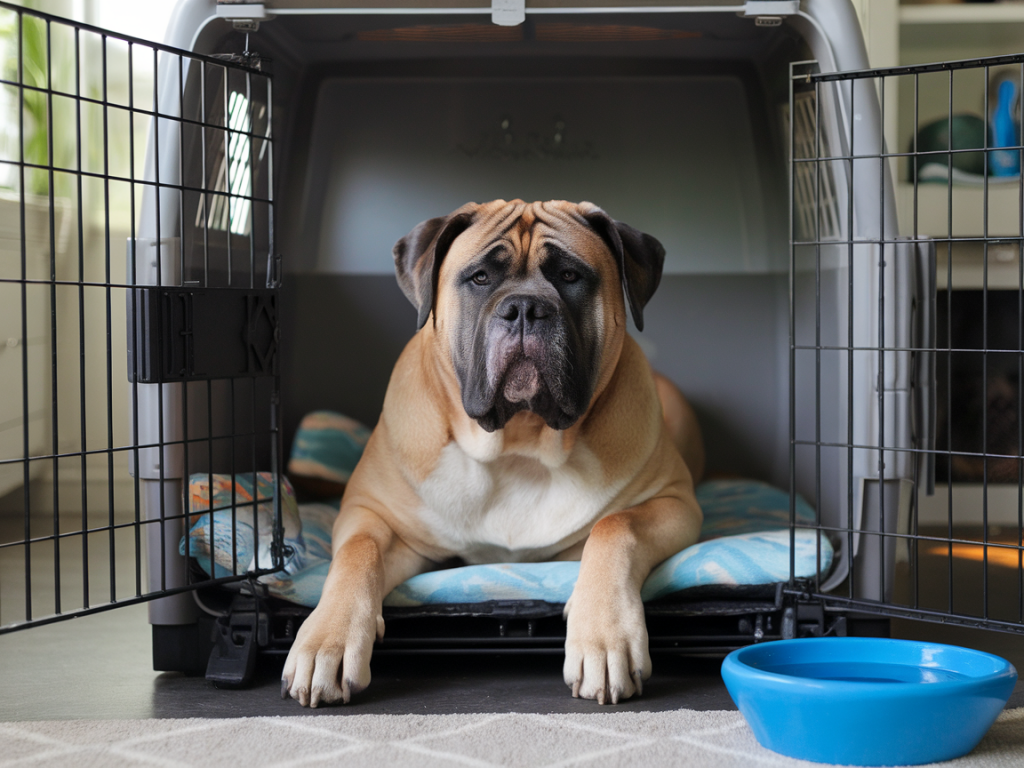 crate training bullmastiffs without anxiety: timing, setup and comfort tips