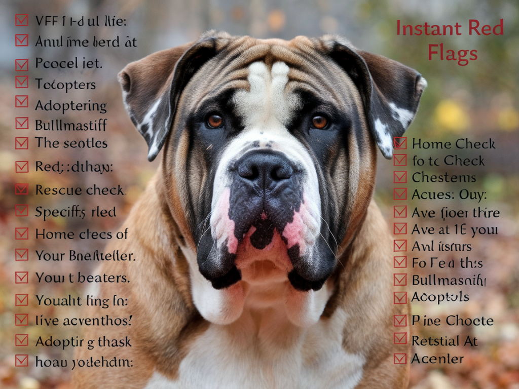 Screening adopters for a rescue bullmastiff: 20 specific questions, home-check checklist and instant red flags