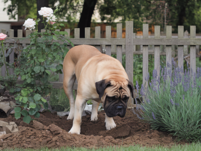 How to set up a bullmastiff-friendly garden: fencing, digging solutions and safe plants